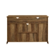 Walker Edison Sliding Barn Door Wood TV Stand for TVs up to 58