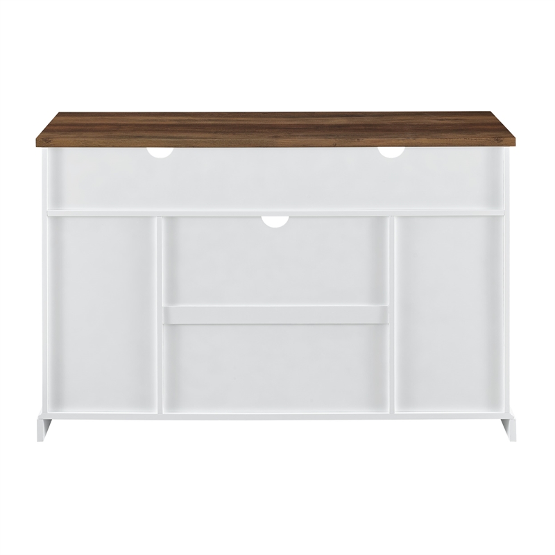 Walker Edison Sliding Barn Door Wood TV Stand for TVs up to 65