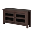 Walker Edison Cordoba Corner Wood TV Stand for TVs up to 48
