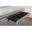 Global Furniture USA Paris Contemporary Metallic Beige 6-Drawer Dresser with LED