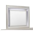 Global Furniture USA Paris Metallic Large Scale Beige Mirror with LED