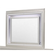Global Furniture USA Paris Metallic Large Scale Beige Mirror with LED