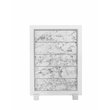 Global Furniture USA Santorini White Solid Wood 5-Drawer Chest