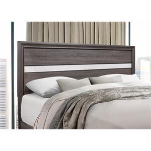 Global Furniture USA Seville Gray Wood Full Bed with Under Bed Storage