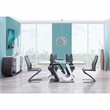 Global Furniture USA MDF Wood White And Gray Contemporary Buffet