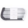 Global Furniture USA MDF Wood White And Gray Contemporary Buffet