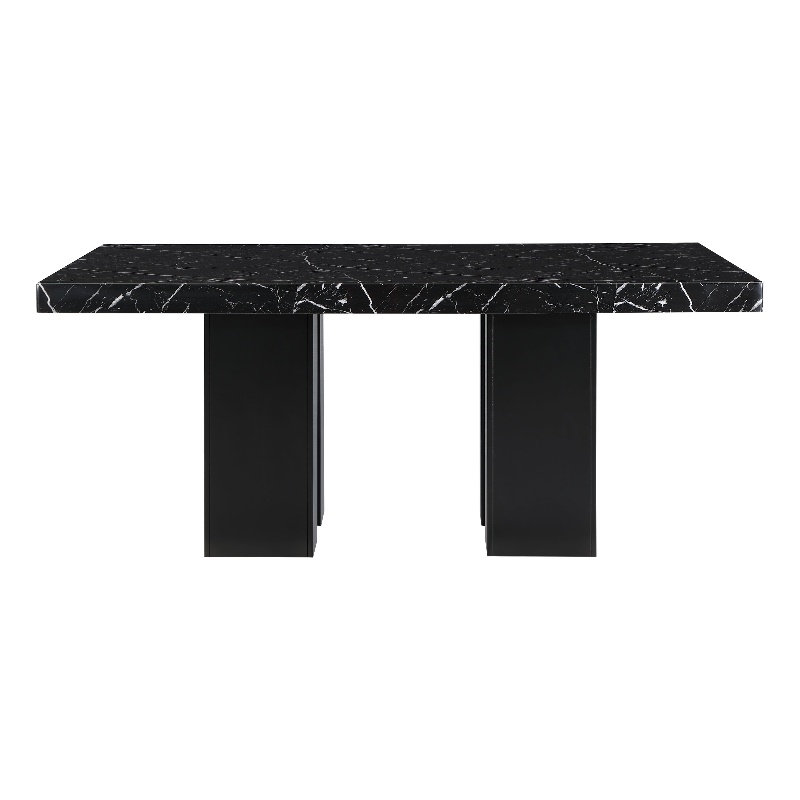 Global Furniture USA D03DT+D03DC 5pc Engineered Wood Dining Set in Black/Black