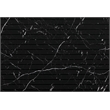 Global Furniture USA D04 5pc Black Faux Marble Counter Table with Black Stools