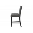Global Furniture USA D1622 Gray Fabric Seat Bar Stools - Set of Two
