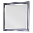 Global Furniture USA Ylime Smooth White Engineered Wood Mirror With LED