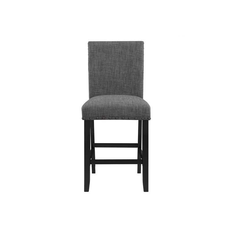 Global Furniture USA D40011 Light Gray Marble Bar Set with D1622 Bar Stool