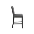 Global Furniture USA D40011 Light Gray Marble Bar Set with D1622 Bar Stool
