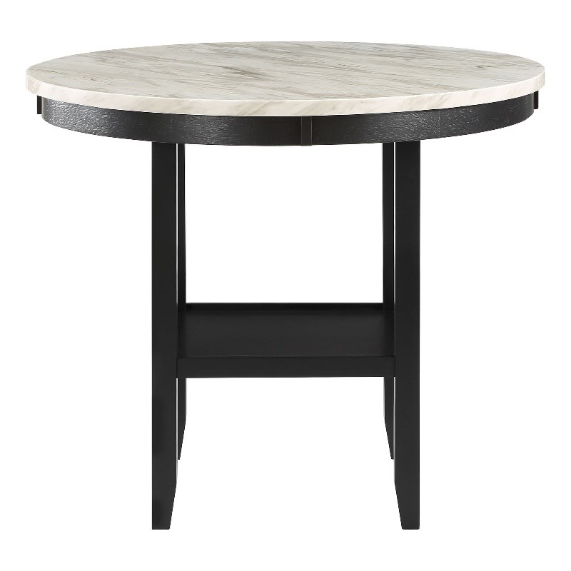 Global Furniture USA D40011 Light Gray Marble Bar Set with D1622 Bar Stool