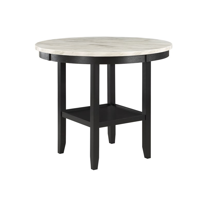Global Furniture USA D40011 Light Gray Marble Bar Set with D1622 Bar Stool