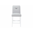 Global Furniture USA Monaco High Gloss Wood White and Light Gray Bar Set