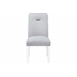 Global Furniture USA Monaco Wood 5pc White and Light Gray Dining Set