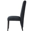 D12 Black Wood Upholstered Dining Chair KIT OF 2