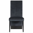 Global Furniture USA D12 Black Wood Dining Table and 4 Dining Chairs