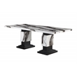 Global Furniture USA D12 Black Wood Dining Table and 4 Dining Chairs