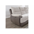 Global Furniture USA U3822 Beige/Brown Fabric Sectional with PO and USB