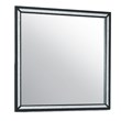 Global Furniture USA Reid Sleek Black Wood Large Scale Mirror
