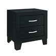 Global Furniture USA Reid Black Wood Queen Bed Set with LED