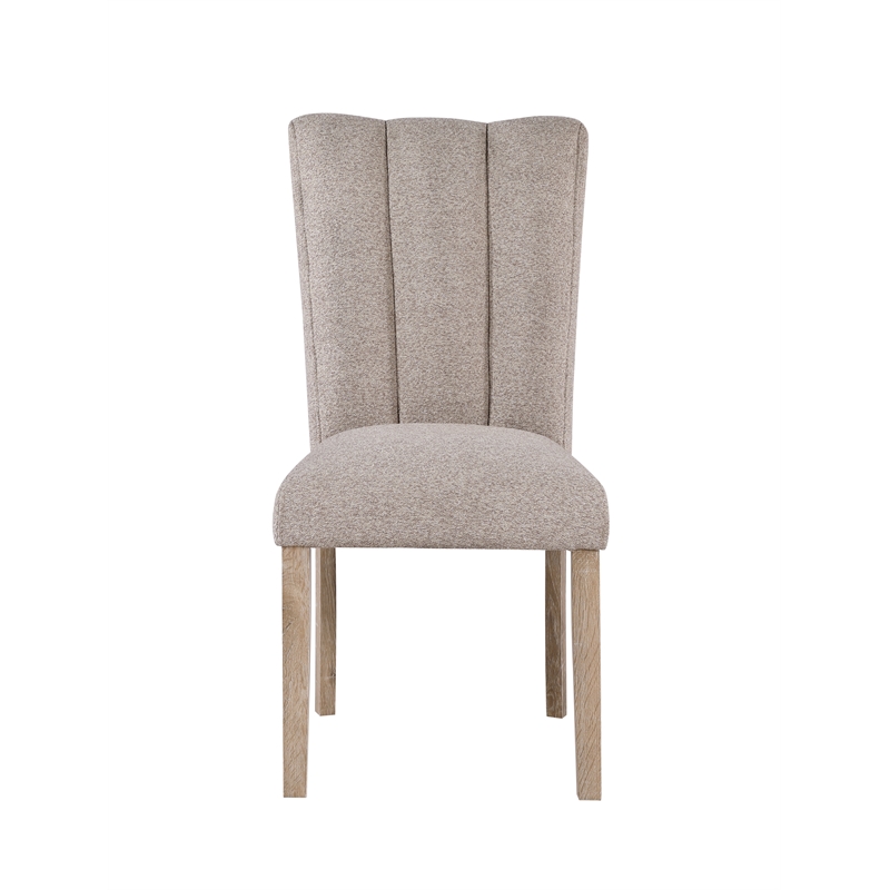 Global Furniture USA D02 Natural Faux Marble Dining Table + 4 D8683 Dining Chair
