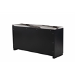 Global Furniture USA D12 Black Faux Marble Top Buffet