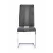 Global Furniture USA D1628 Clear Glass Top Dining Table + 4pc D915 Gray Chair