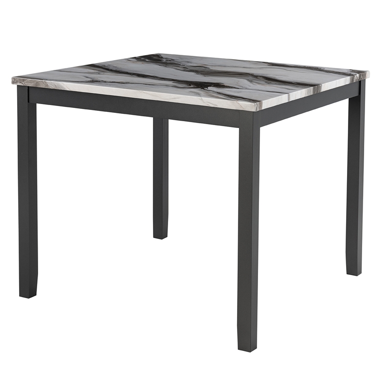 D4054 Black and Marble Finish 5PC Bar Set