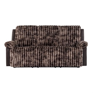 6028 Brown Extra Soft and Padded Reclining Sofa