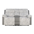 U6028 Gray 3PC Raclining Sofa-Loveseat and Recliner Set