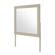Emma Bedroom Dresser Mirror in Natural White Finish