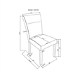 D2410 Gray Dining Table with (4) D86 Dining Chair set