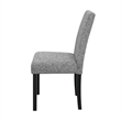 D8032 Dining table with (4) D9026 Grey Dining Chair Set