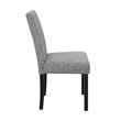 D8032 Dining table with (4) D9026 Grey Dining Chair Set