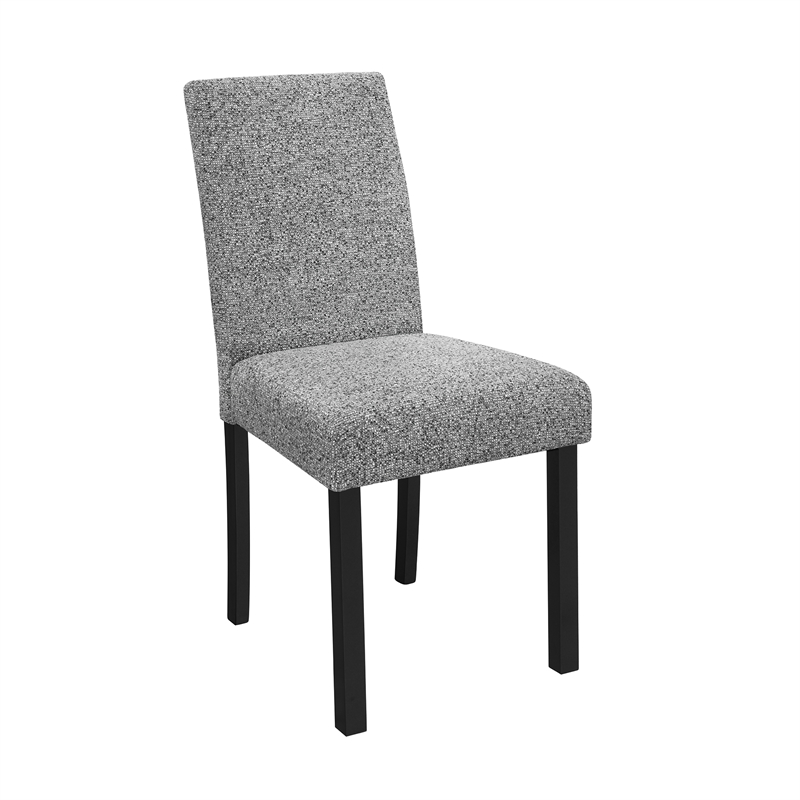 D8032 Dining table with (4) D9026 Grey Dining Chair Set