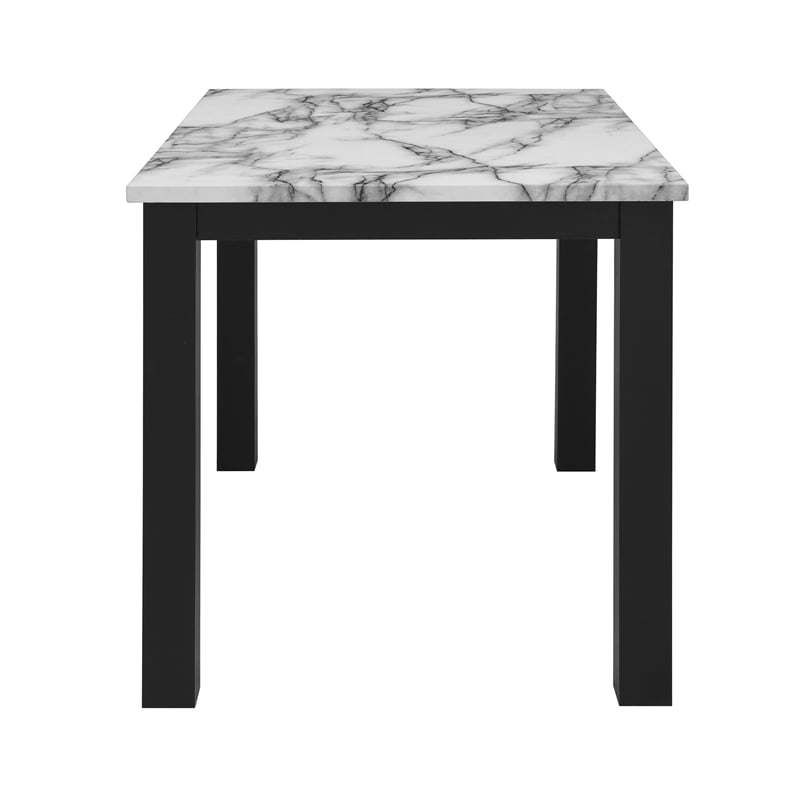 D8032 Dining table with (4) D9026 Grey Dining Chair Set