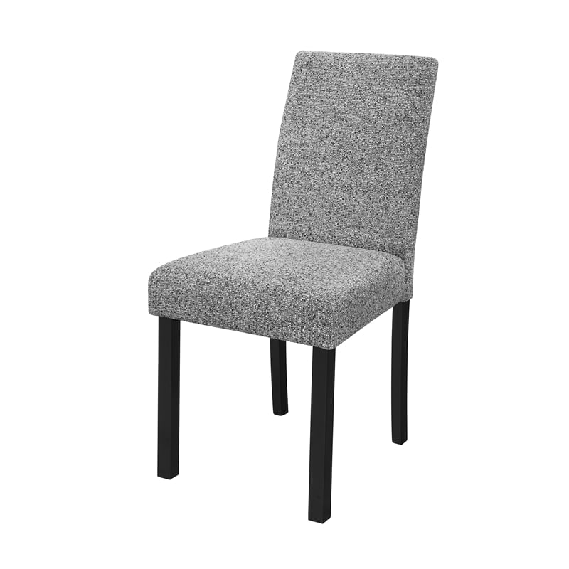 D8032 Dining table with (4) D9026 Grey Dining Chair Set