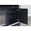 Lily Dark Gray 72 Inch Electric Fireplace with LED Lighting and Speakers