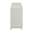 Lily White 72 Inch Electric Fireplace with LED Lighting and Speakers