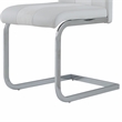 Faux Leather Dining Chairs in White (Set of 4)