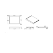 Alina White Bedside Table with Cooler/ LED /USB and Bluetooth Speaker