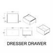Ashley Brown Industrial Bar Handle 6 Drawer Dresser