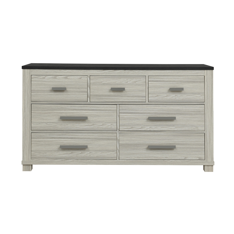 Ashley Brown Lighted Headboard Solid and Engineered Wood  5PC Queen bedroom Set
