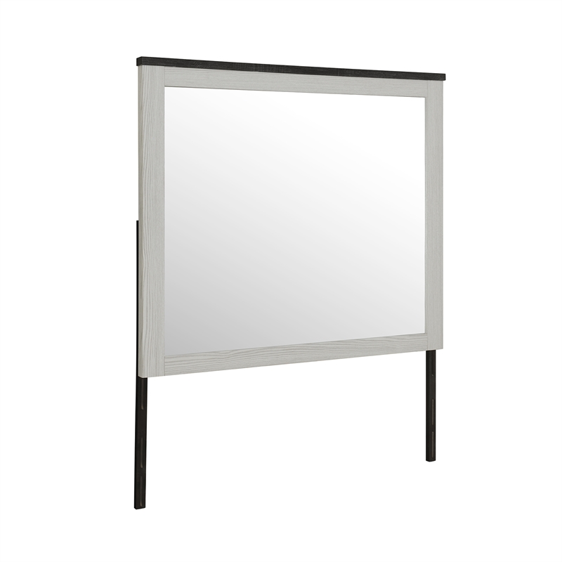 Ava Beige Bookcase Headboard 5PC Full Bedroom Set