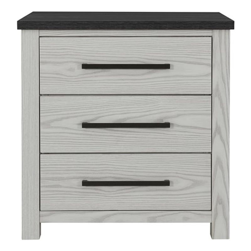 Ava Solid and Engineered Wood Nightstand