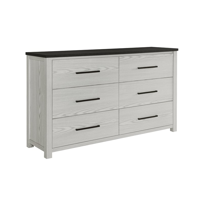 Ava Solid and Engineered Wood Bookcase Headboard 5PC Queen Bedroom Set
