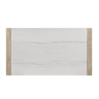 D1321 Marble Top Natural Wood Finish Dining Table