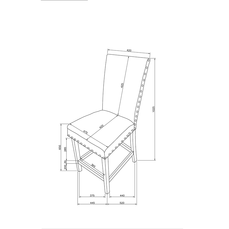 D1622 Soft Textured White Fabric Barstool Set of 2